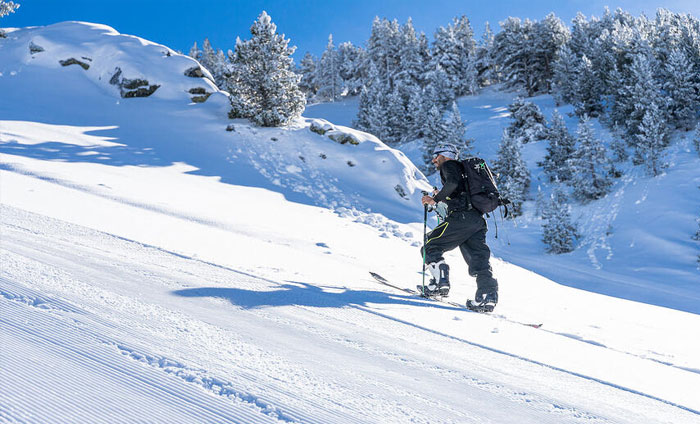 Navidad nieve y ski en vacaciones de invierno