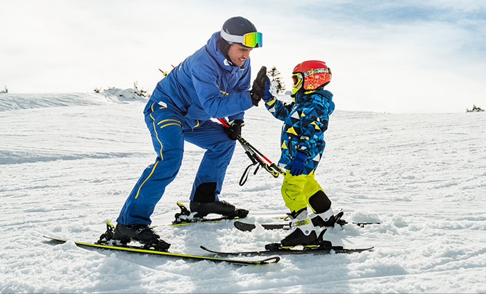 Aprender a esquiar, planes con niños en baqueira