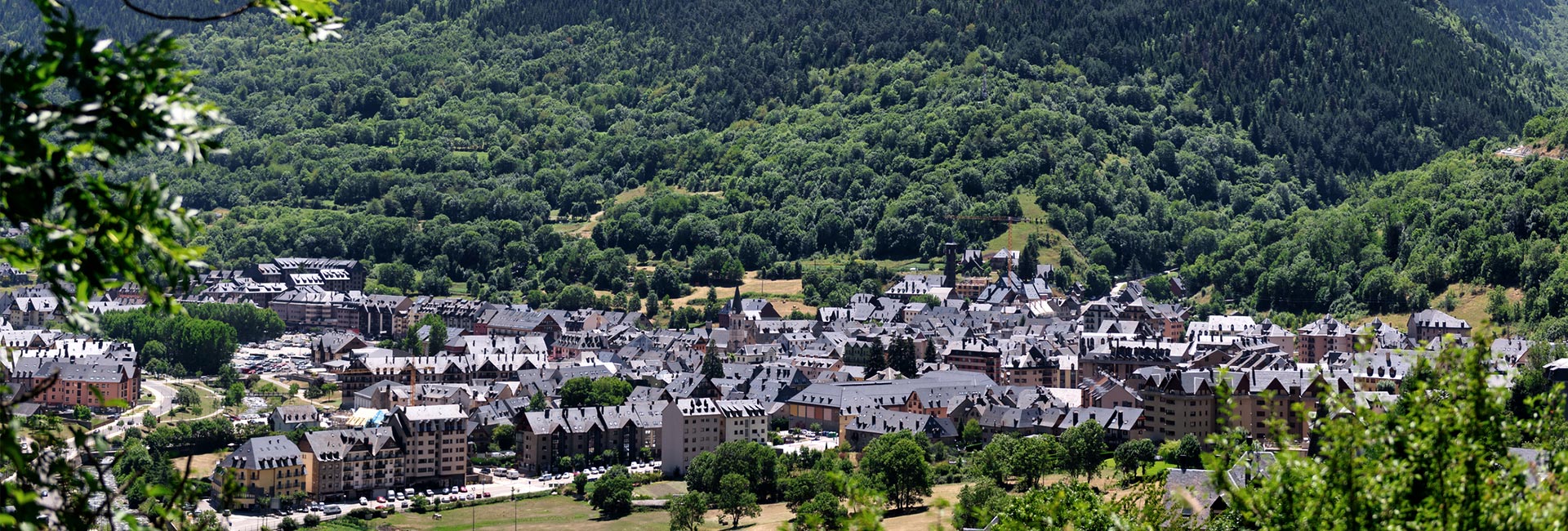 Vistas del pueblo de Vielha